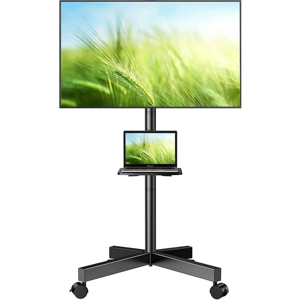 Perlesmith Mobile TV Stand for 23-60-inch TVs: $49.74 Perlesmith Mobile TV Stand for 23-60-inch TVs: $49.74