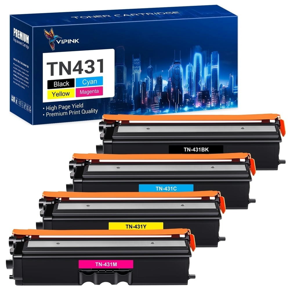 VIPink TN431 Toner Cartridge 4-Pack: $32.88 VIPink TN431 Toner Cartridge 4-Pack: $32.88