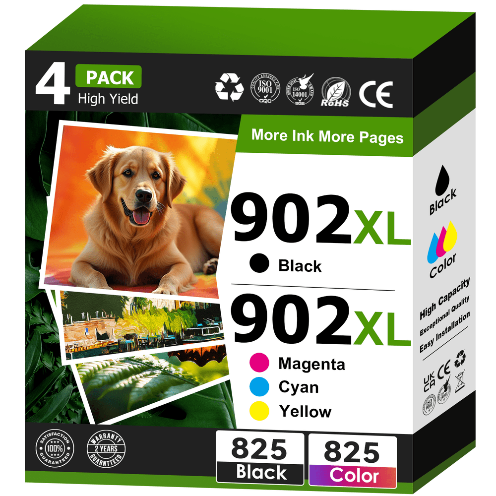 902XL Ink Cartridge 4-Pack: $15.38