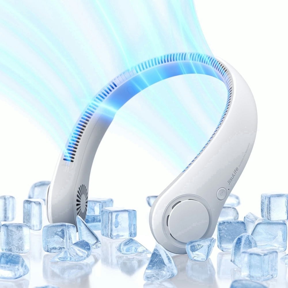JISULIFE Portable Neck Fan: $27.69