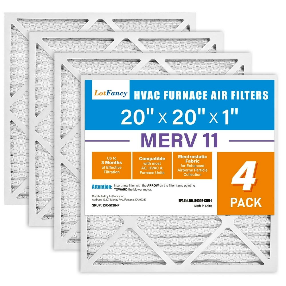 LotFancy 20x20x1 Air Filters 4-Pack: $33.99 LotFancy 20x20x1 Air Filters 4-Pack: $33.99