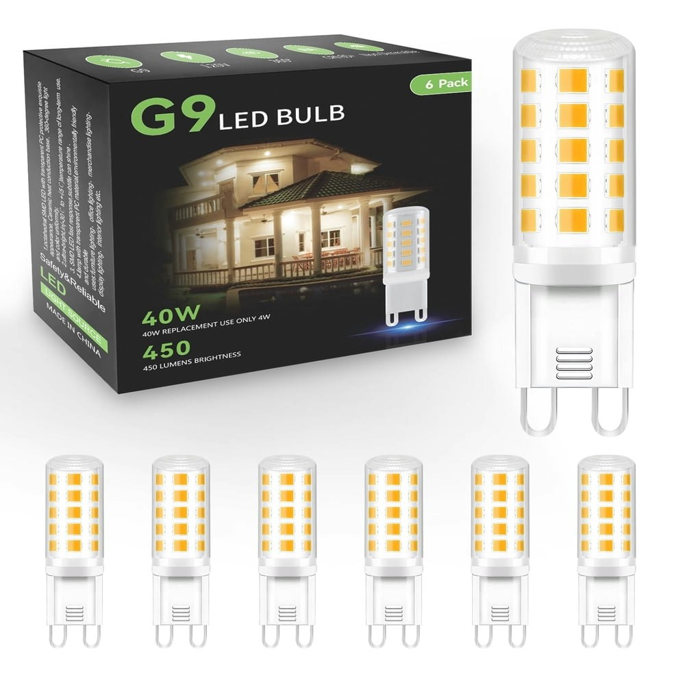 Daybetter G9 LED Light Bulb 6-Pack: $9.98 Daybetter G9 LED Light Bulb 6-Pack: $9.98