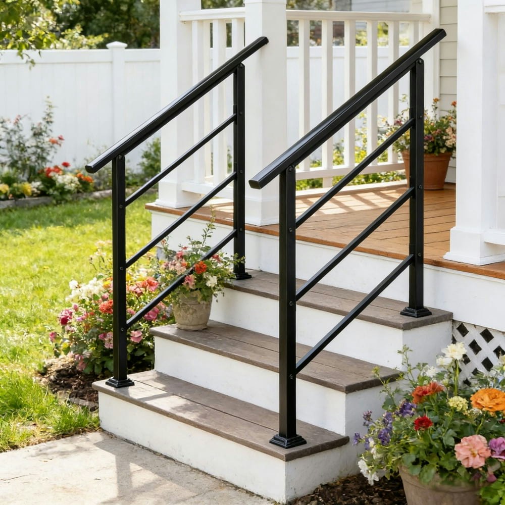 Zimtown Outdoor Handrail for 1-3 Steps: $35.99 Zimtown Outdoor Handrail for 1-3 Steps: $35.99