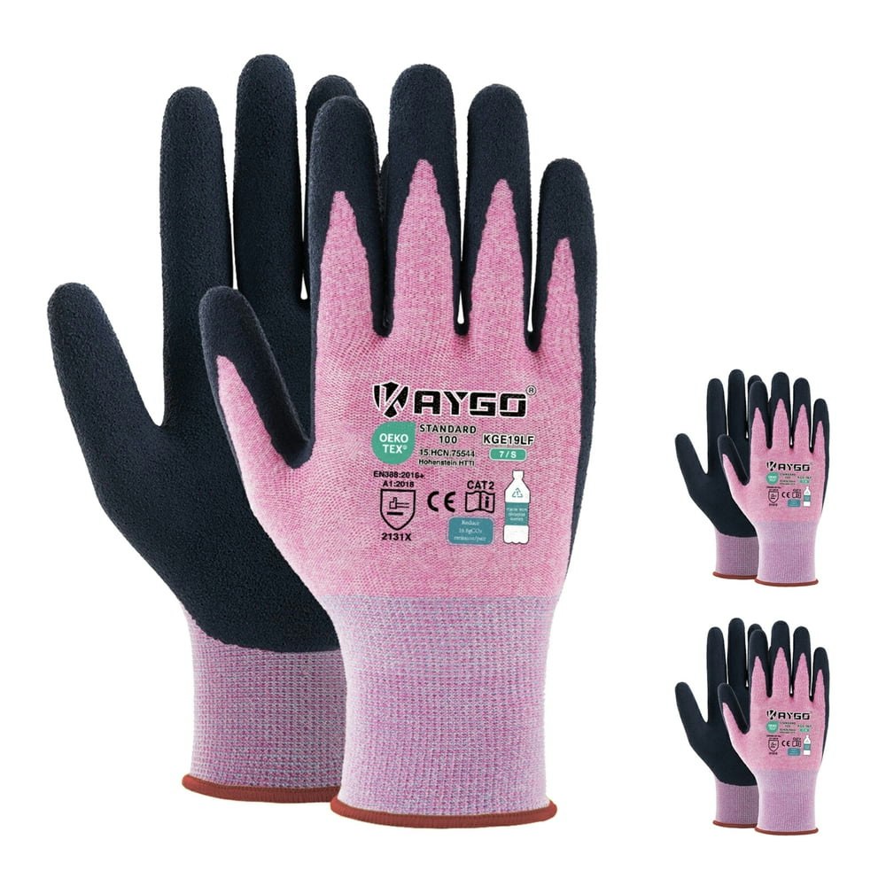 Kaygo KGE19 Women's Breathable Rubber Coated Work Gloves 3-Pack: $9.89 Kaygo KGE19 Women's Breathable Rubber Coated Work Gloves 3-Pack: $9.89