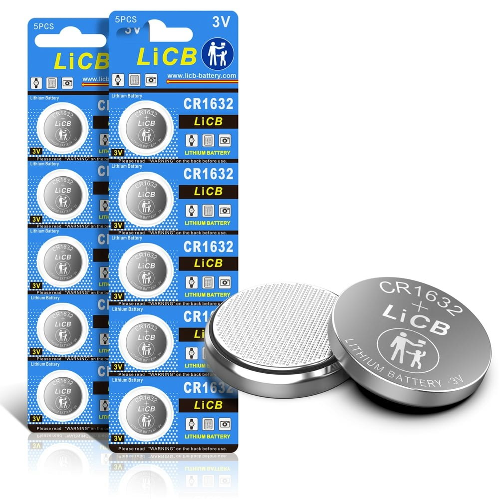 LiCB CR1632 3V Lithium Coin Cell Battery 10-Pack: $5.49 LiCB CR1632 3V Lithium Coin Cell Battery 10-Pack: $5.49