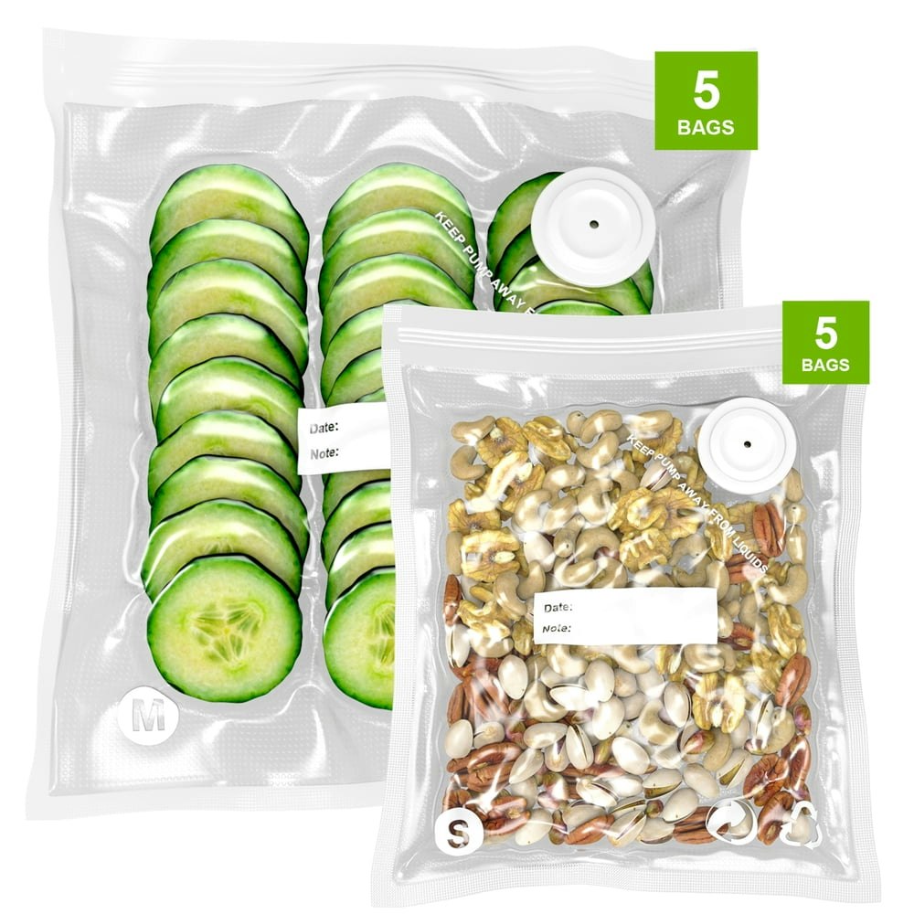 Tinana Reusable Vacuum Sealer Bags 2-Pack: $12.99 Tinana Reusable Vacuum Sealer Bags 2-Pack: $12.99