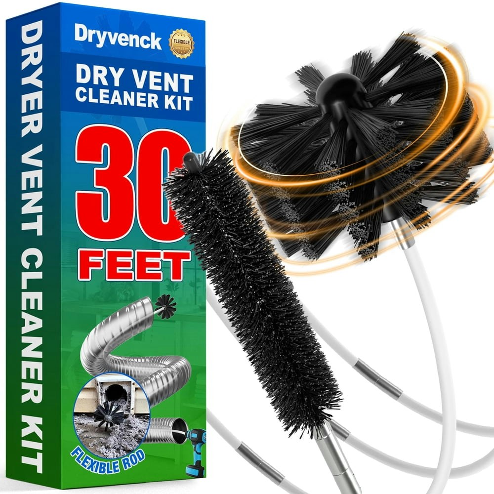 Dryvenck 30-Foot Dryer Vent Cleaning Kit: $18.99 Dryvenck 30-Foot Dryer Vent Cleaning Kit: $18.99