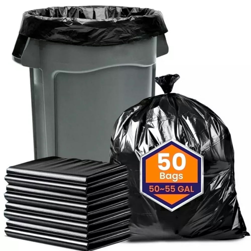 50-55 Gallon Heavy Duty Trash Bags 50-Count: $22.29 50-55 Gallon Heavy Duty Trash Bags 50-Count: $22.29