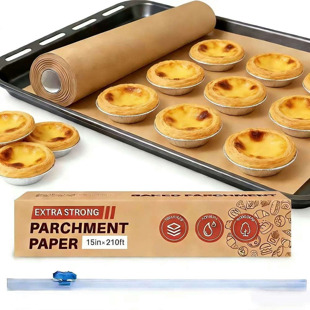 15-Inch x 210-Foot Unbleached Parchment Paper Roll: $14.69 15-Inch x 210-Foot Unbleached Parchment Paper Roll: $14.69