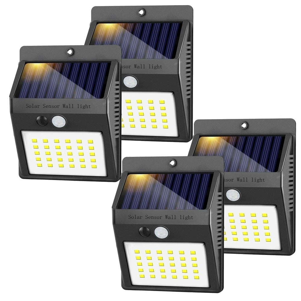 SZRSTH Solar Outdoor Security Lights 4-Pack: $19.69 SZRSTH Solar Outdoor Security Lights 4-Pack: $19.69