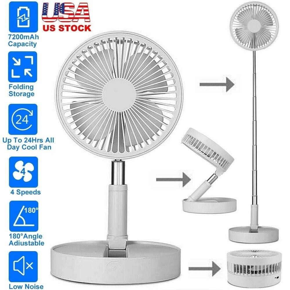 JLLOM Portable Folding USB Rechargeable Telescopic Pedestal Fan: $22.49 JLLOM Portable Folding USB Rechargeable Telescopic Pedestal Fan: $22.49