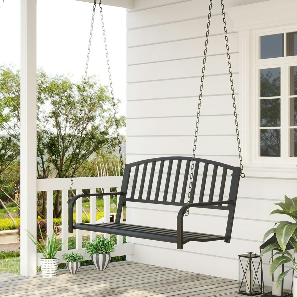 Outsunny Metal Hanging Porch Swing: $119.99