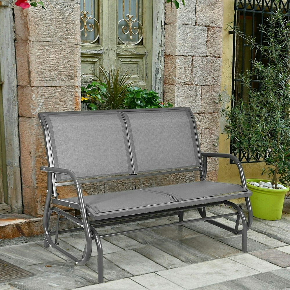 Gymax 48-Inch Outdoor Patio Swing Glider Bench: $119.99 Gymax 48-Inch Outdoor Patio Swing Glider Bench: $119.99
