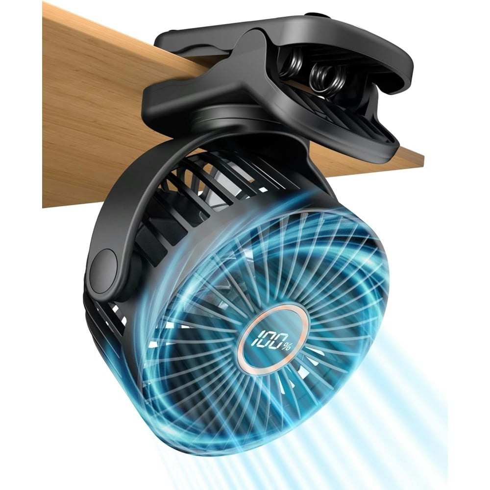 FrSara Portable Clip-On Battery-Operated Fan: $13.09