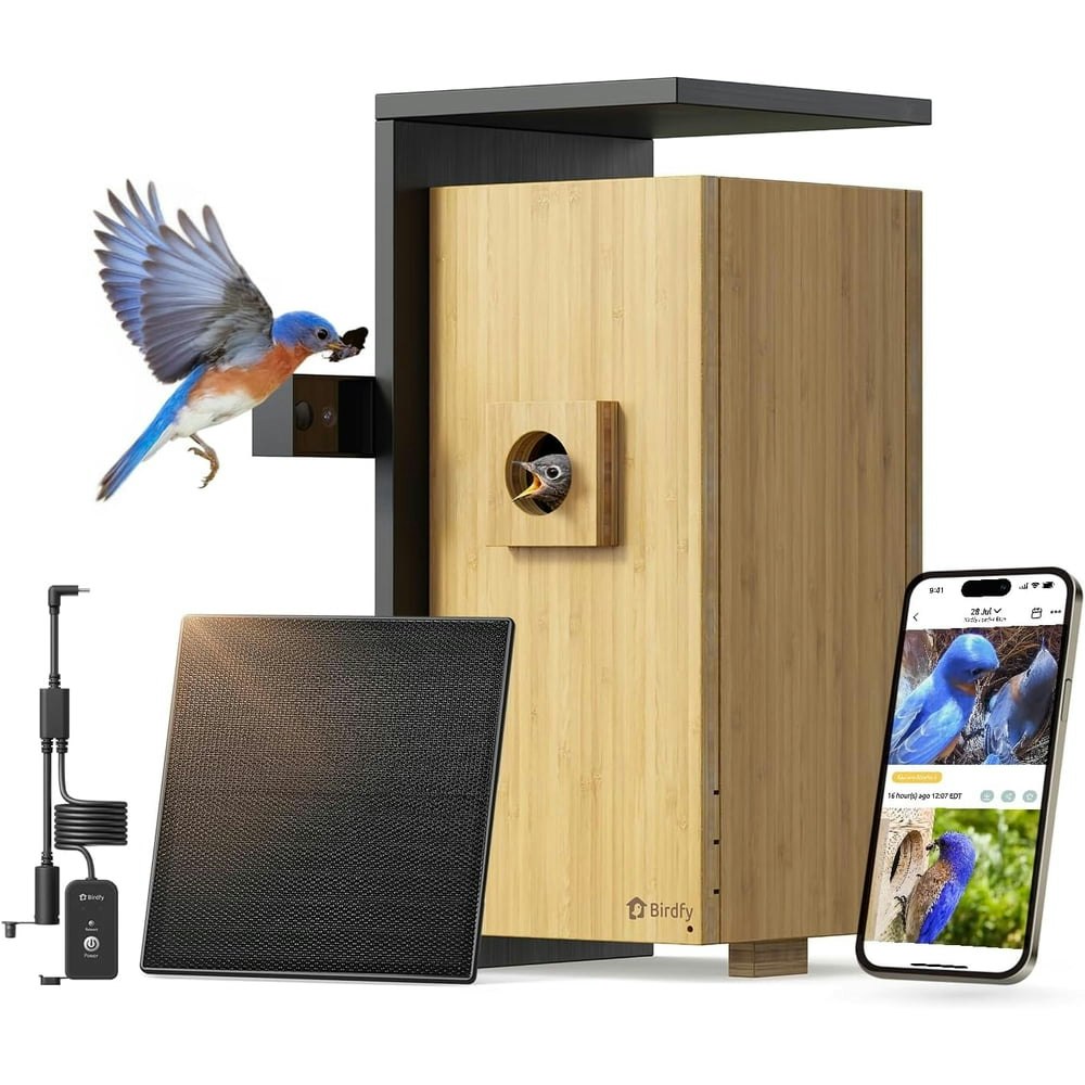 Netvue Birdfy Bird House with Camera: $279.99 Netvue Birdfy Bird House with Camera: $279.99