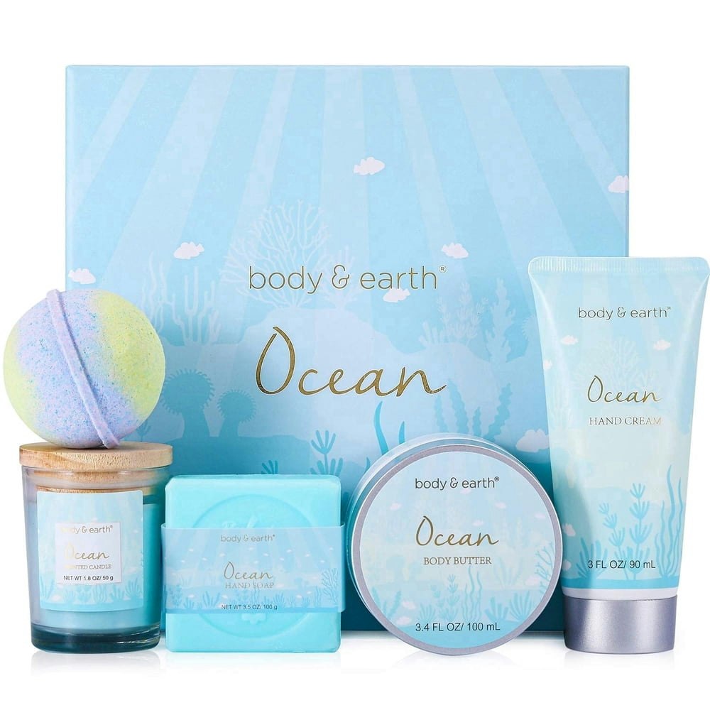 Ocean Spa Bath and Body Gift Set 5-Piece: $17.99