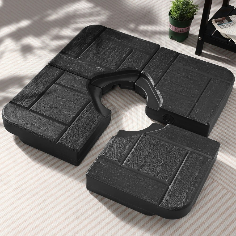 Scafild 185-Pound 4-Piece Plastic Offset Patio Umbrella Base: $48.69 Scafild 185-Pound 4-Piece Plastic Offset Patio Umbrella Base: $48.69