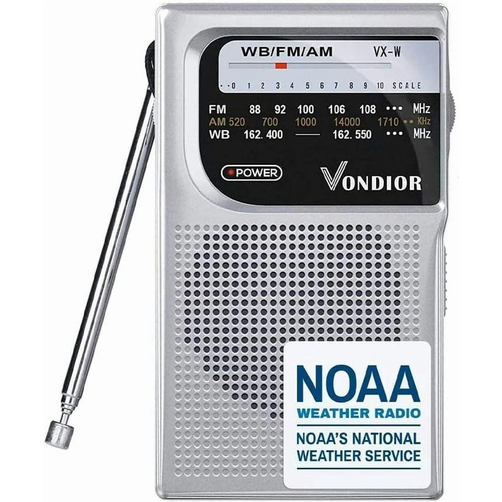 Vondior NOAA Weather Radio: $17.99