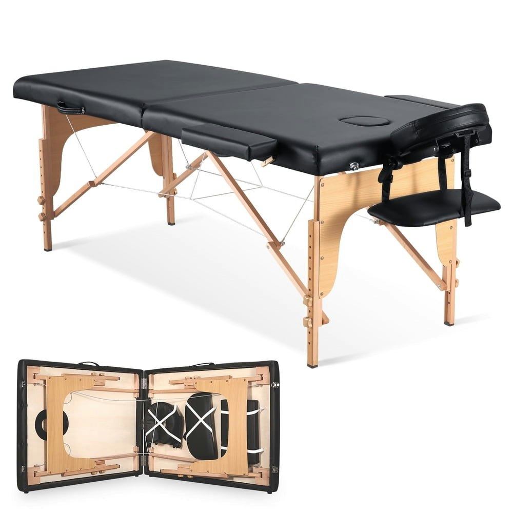 Naipo Portable 2-Section Massage Table: $89.89 Naipo Portable 2-Section Massage Table: $89.89