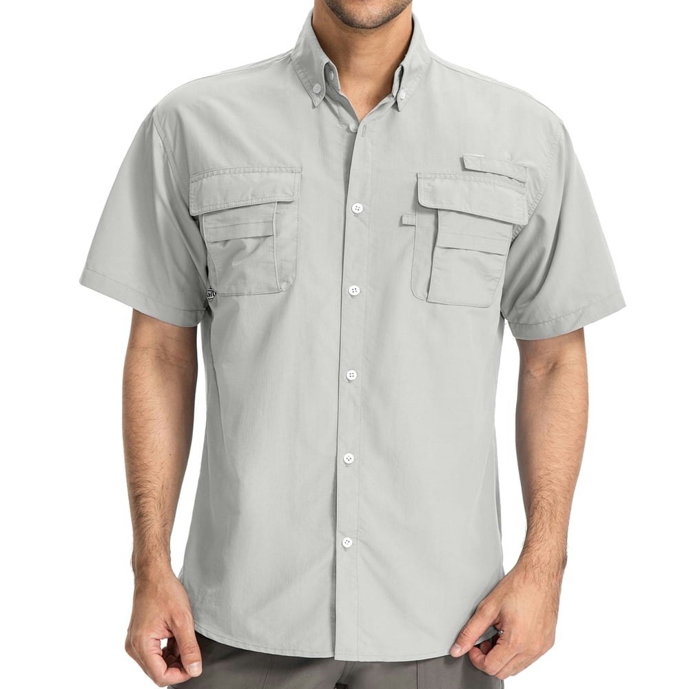 Men's Short Sleeve Fishing Shirt: $19.89 Men's Short Sleeve Fishing Shirt: $19.89