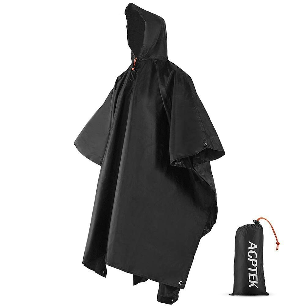 Agptek Reusable Hooded Rain Poncho: $11.99 Agptek Reusable Hooded Rain Poncho: $11.99