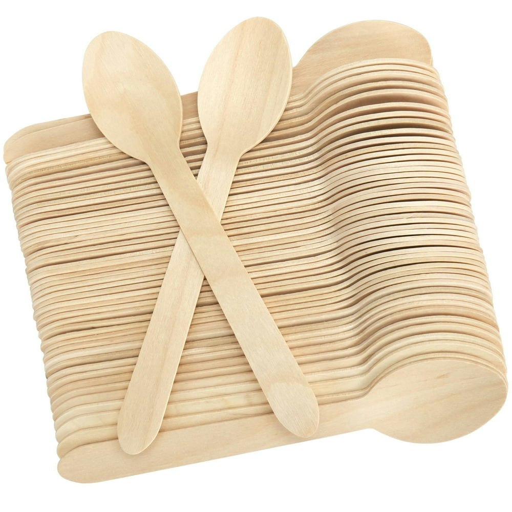 LotFancy 250-Piece Disposable Wooden Spoons: $13.99 LotFancy 250-Piece Disposable Wooden Spoons: $13.99