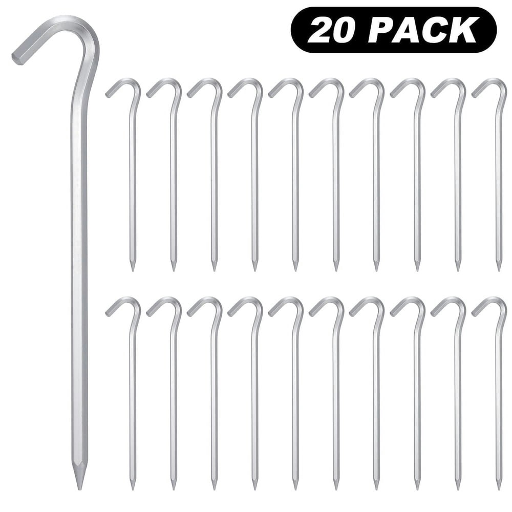 Hengguang 7-inch Heavy Duty Tent Stakes 20-Pack: $11.33 Hengguang 7-inch Heavy Duty Tent Stakes 20-Pack: $11.33