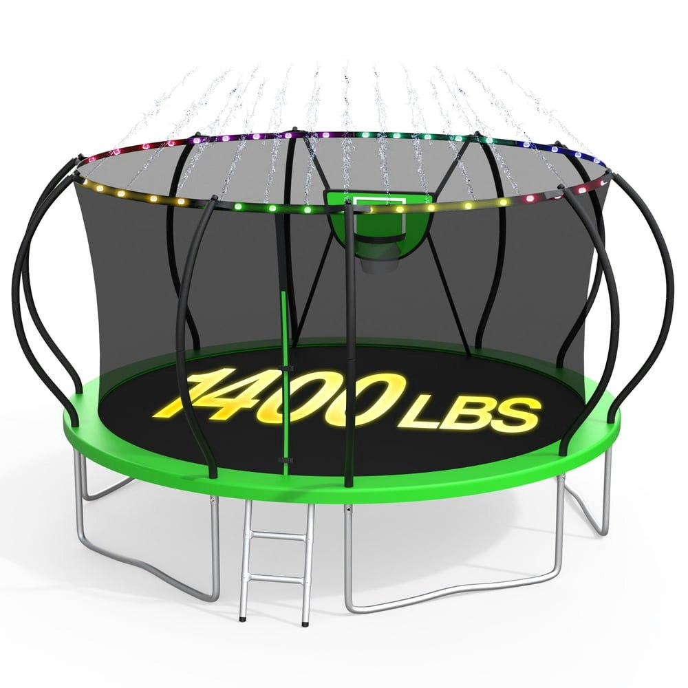 Xmika Heavy Duty Trampoline with Enclosure Net: $396.97 Xmika Heavy Duty Trampoline with Enclosure Net: $396.97