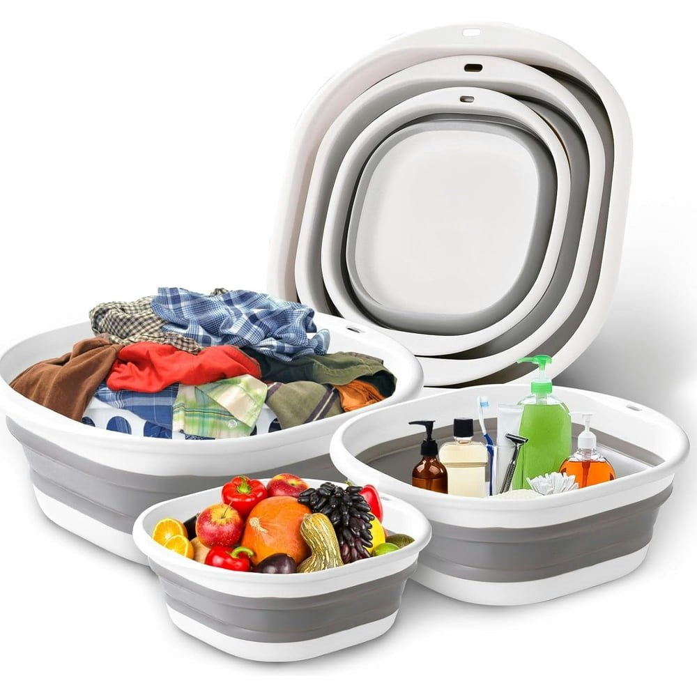 Mirdinner Collapsible Dish Tub 3-Pack: $16.19 Mirdinner Collapsible Dish Tub 3-Pack: $16.19