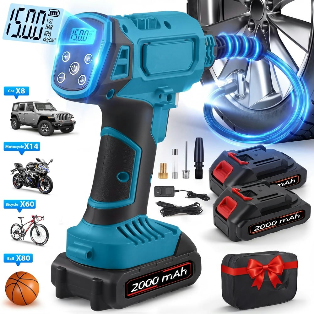 Reloive 150-PSI Portable Tire Inflator Air Compressor: $34.98 Reloive 150-PSI Portable Tire Inflator Air Compressor: $34.98