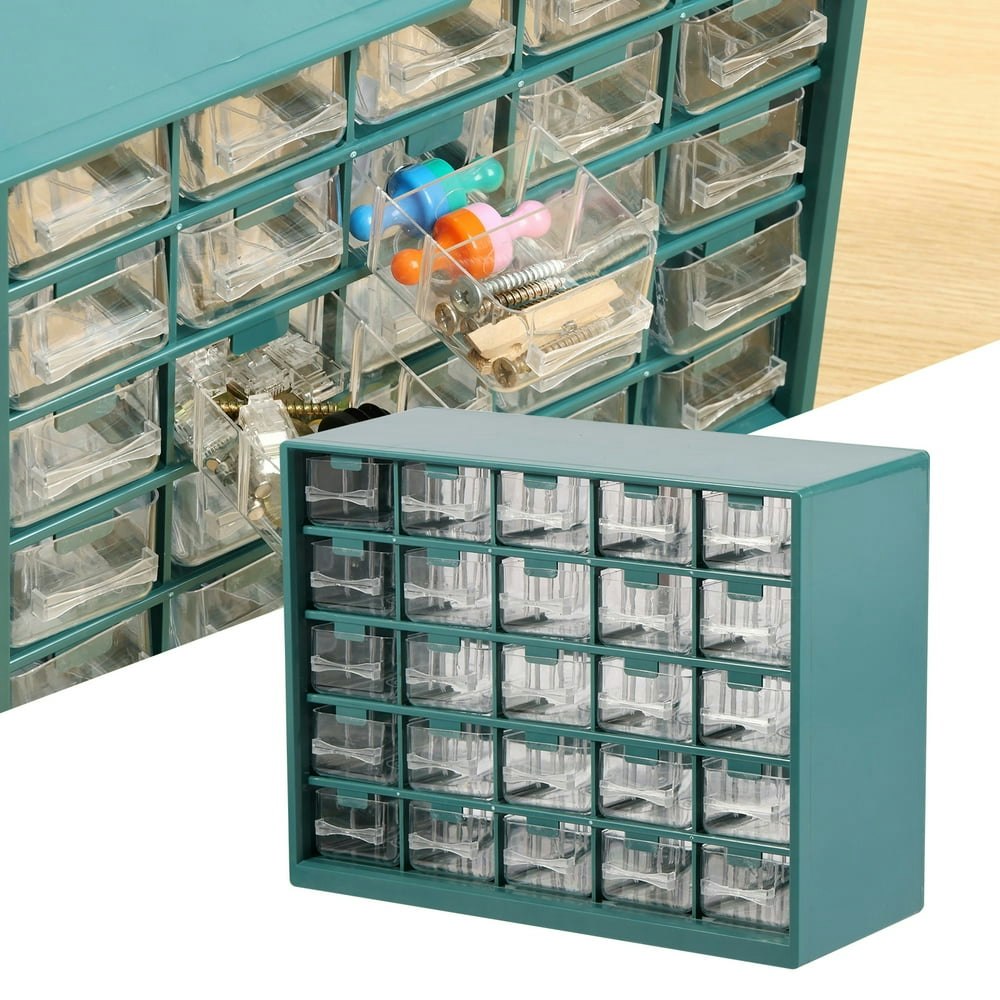 25-Grid Hardware Storage Organizer Cabinet: $21.36 25-Grid Hardware Storage Organizer Cabinet: $21.36