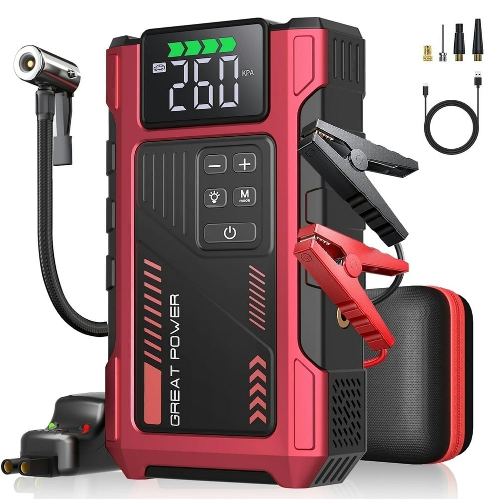 Pabulum 4,500A 150-PSI Jump Starter and Air Compressor: $46.31 Pabulum 4,500A 150-PSI Jump Starter and Air Compressor: $46.31