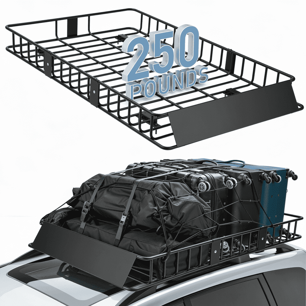 Naipo 64"x39"x6" Roof Rack Cargo Basket: $101.98 Naipo 64"x39"x6" Roof Rack Cargo Basket: $101.98