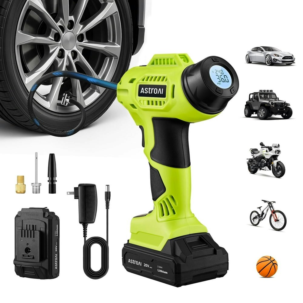 AstroAI Cordless Tire Inflator and Air Compressor: $44.99 AstroAI Cordless Tire Inflator and Air Compressor: $44.99