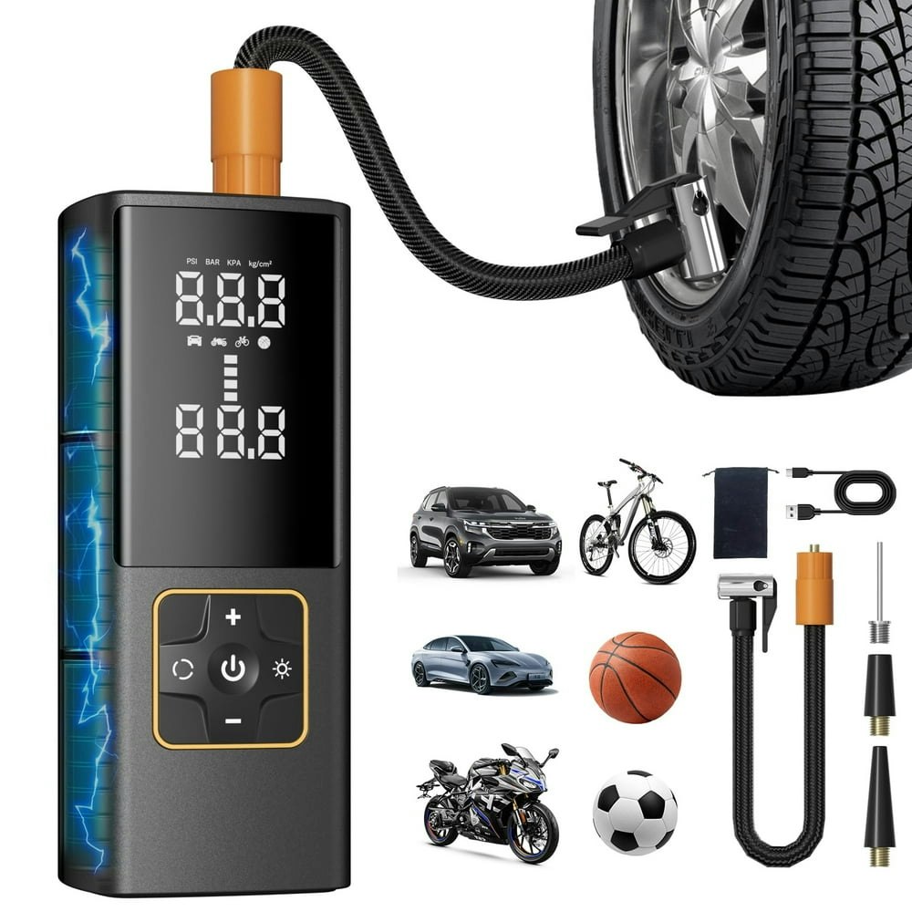 Portable Tire Inflator Air Compressor 150PSI: $16.99 Portable Tire Inflator Air Compressor 150PSI: $16.99