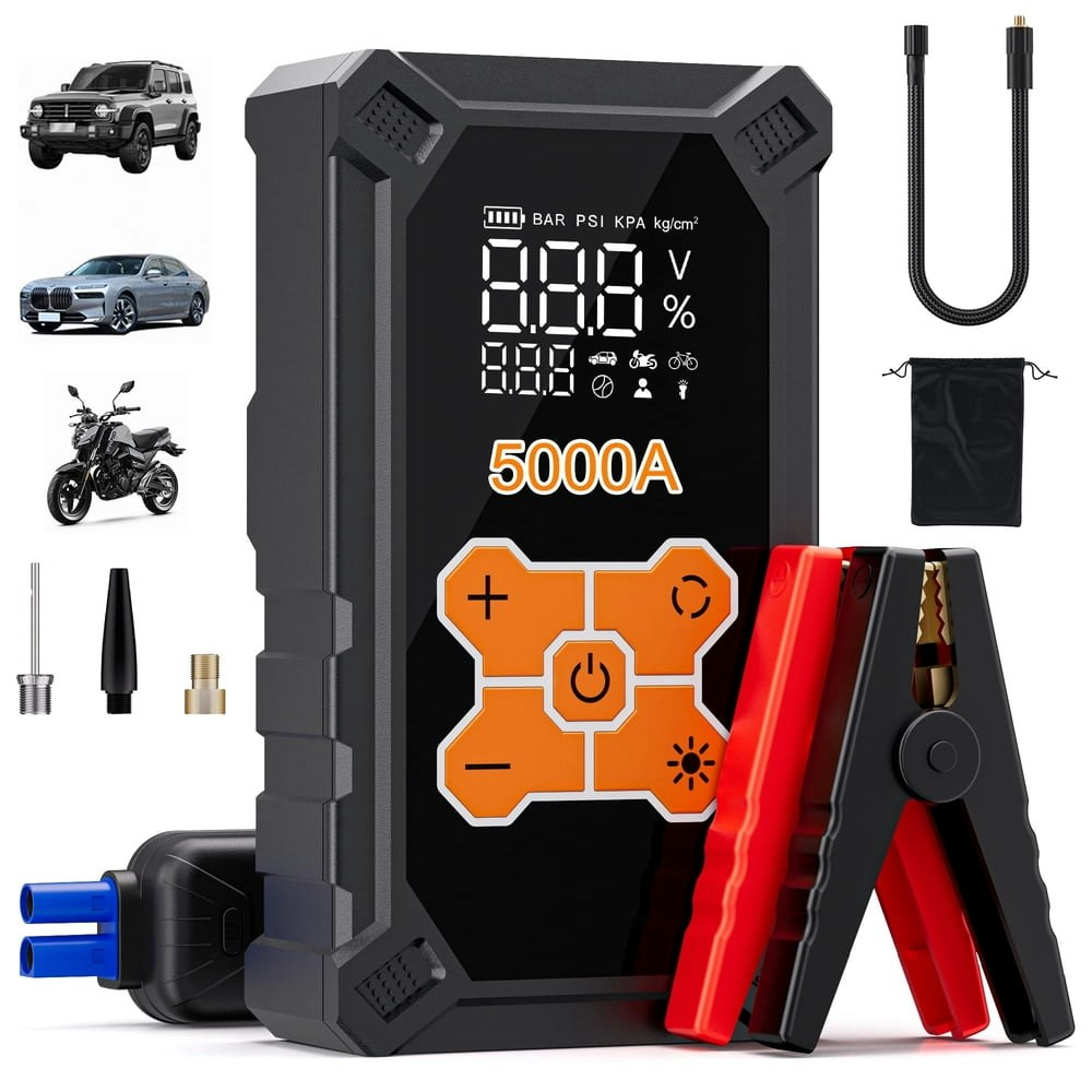 REHOTTOP 5,000A Jump Starter with Air Compressor: $49.99 REHOTTOP 5,000A Jump Starter with Air Compressor: $49.99