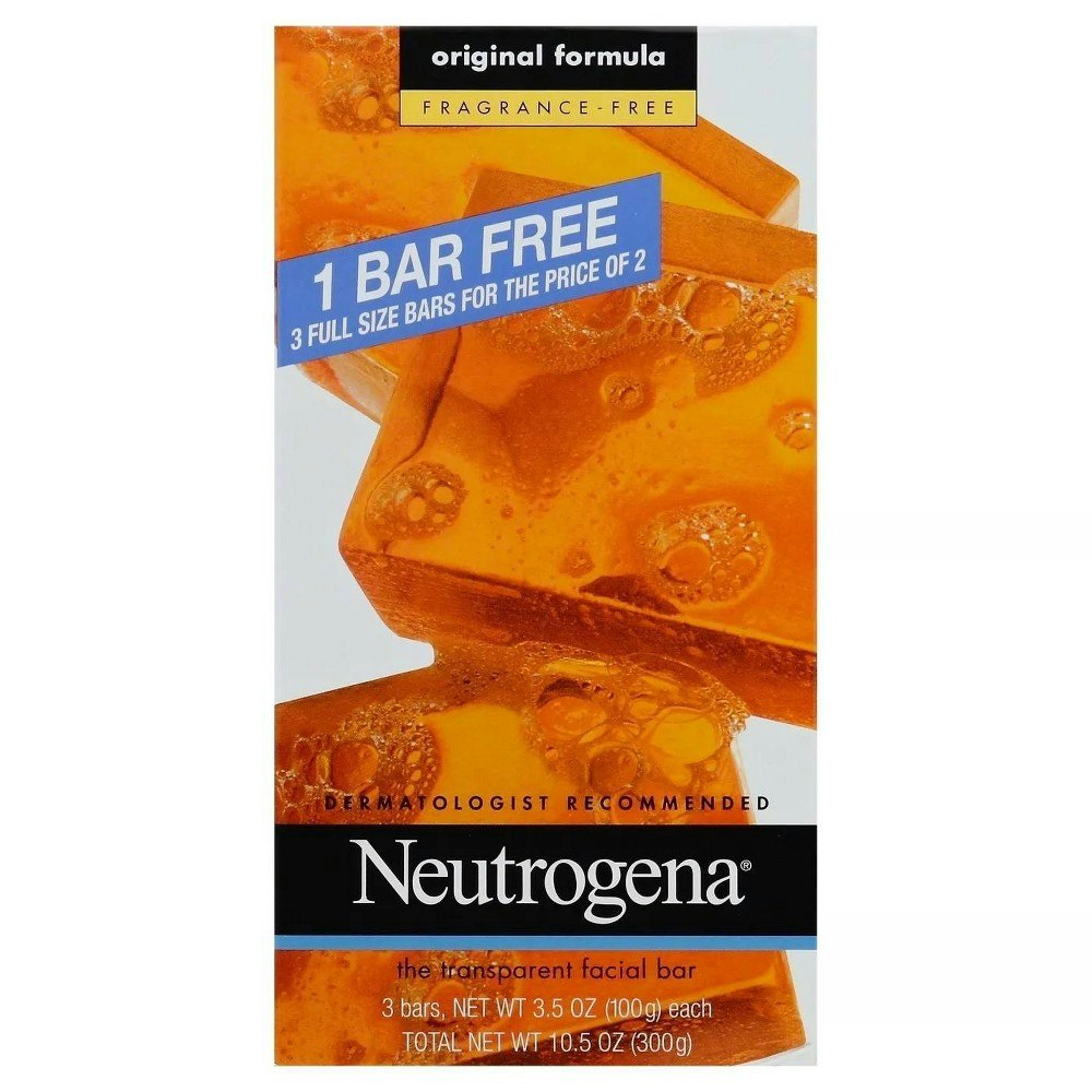 Neutrogena Facial Cleansing Bar Unscented 3-Pack: $6.19 Neutrogena Facial Cleansing Bar Unscented 3-Pack: $6.19