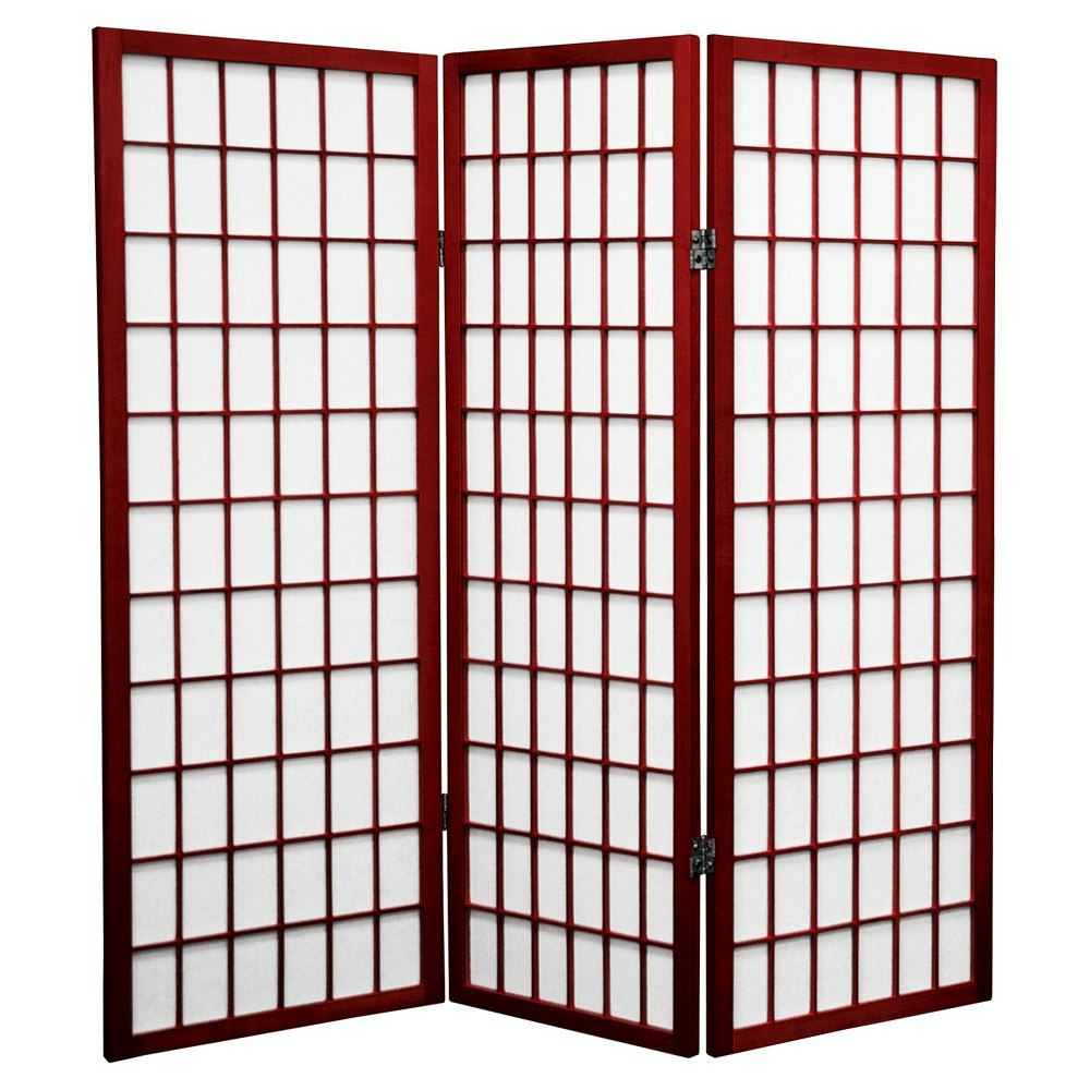 Oriental Furniture 4-Foot 3-Panel Window Pane Shoji Screen: $112.99