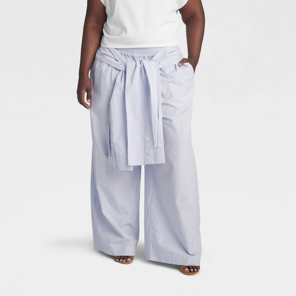 KBB by Kahlana Women's Tie Waist Trousers 2X: $50