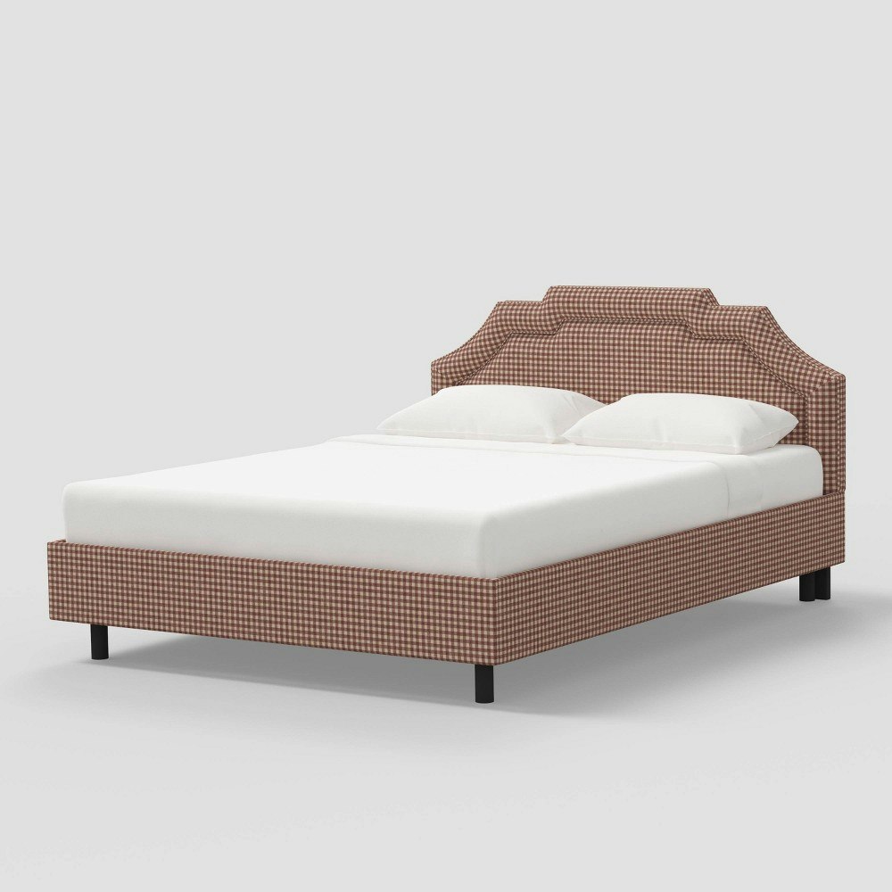 Willow Twin Size Notched Platform Bed: $900 Willow Twin Size Notched Platform Bed: $900