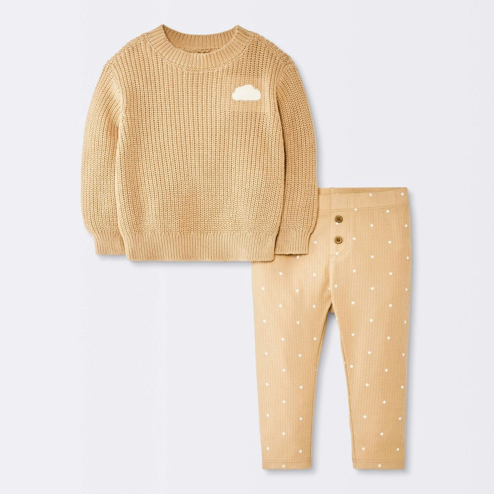 Baby Boys' 2-Piece Sweater and Leggings Set: $9 Baby Boys' 2-Piece Sweater and Leggings Set: $9
