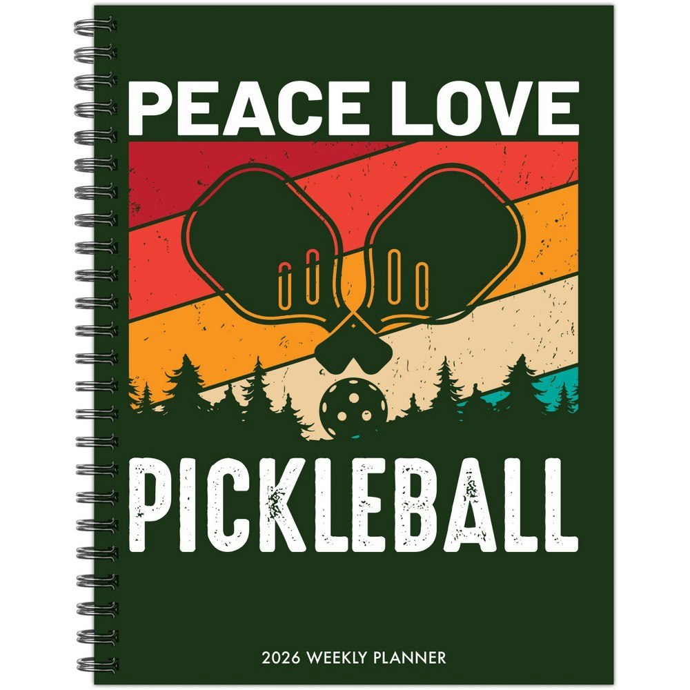 Willow Creek Press 2026 Pickleball Weekly Monthly Planner: $10.79