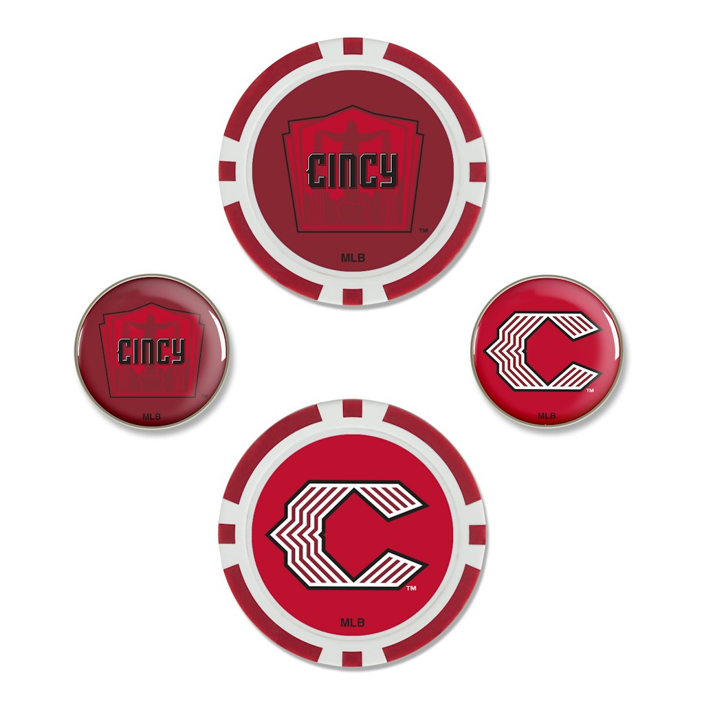 WinCraft Cincinnati Reds 4-Piece Ball Marker Set: $20 WinCraft Cincinnati Reds 4-Piece Ball Marker Set: $20
