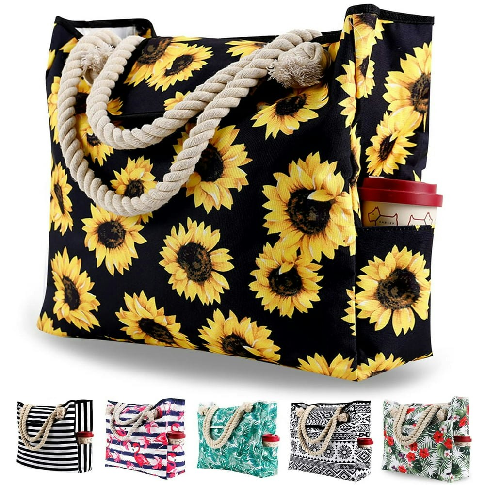 Aounq Waterproof Beach Tote Bag: $17.99 Aounq Waterproof Beach Tote Bag: $17.99