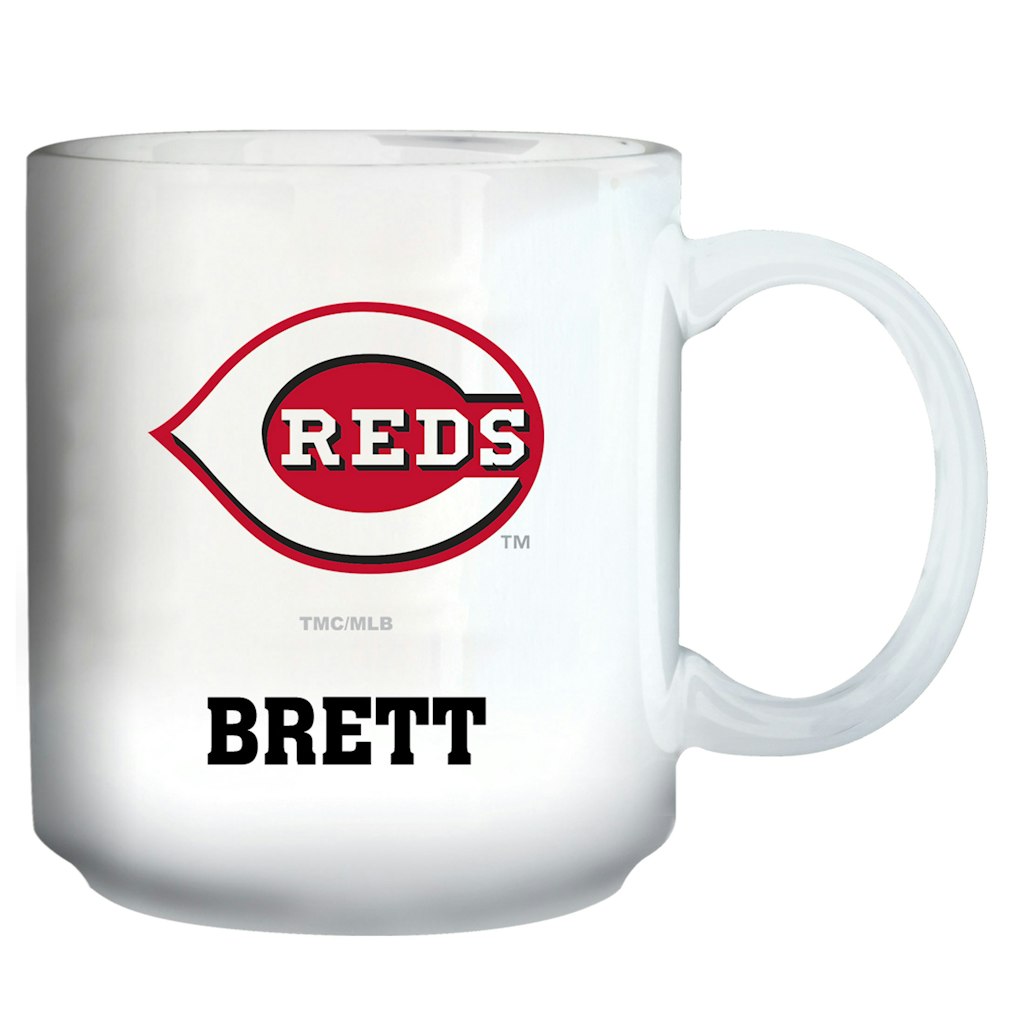 Cincinnati Reds Personalized 11oz. Mug: $29.99