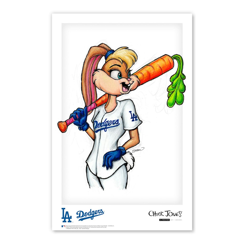 Los Angeles Dodgers Looney Tunes Poster Print: $42.99 Los Angeles Dodgers Looney Tunes Poster Print: $42.99