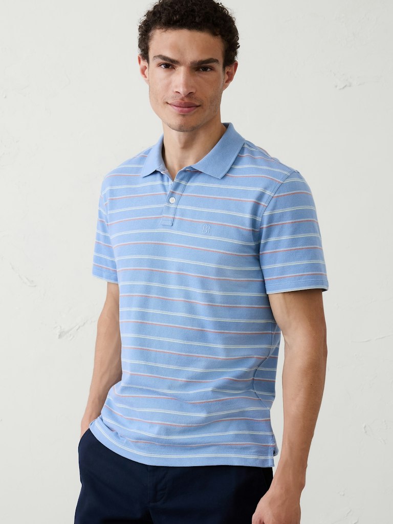 Standard-Fit Pique Polo: $30.97 Standard-Fit Pique Polo: $30.97