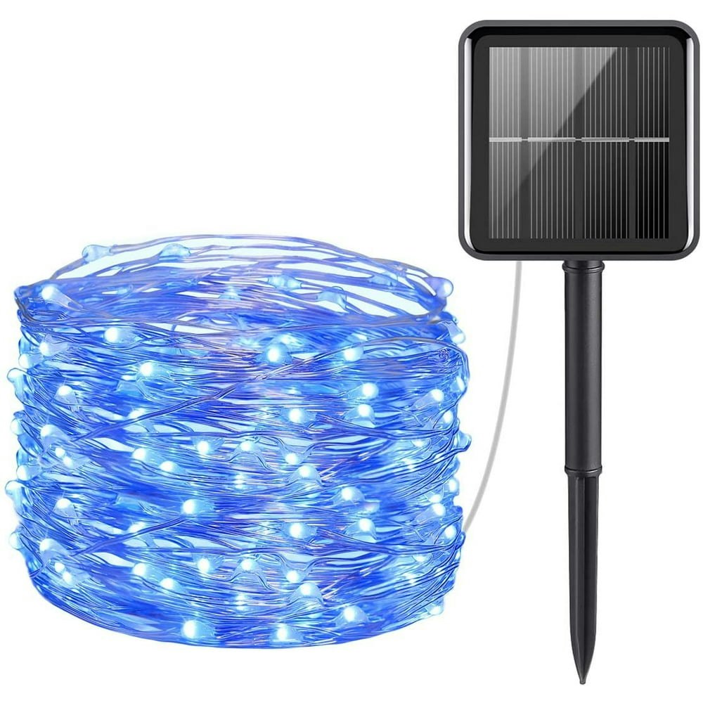 QiShi Solar String Lights 100-LED 33-Foot Copper Wire: $8.99 QiShi Solar String Lights 100-LED 33-Foot Copper Wire: $8.99
