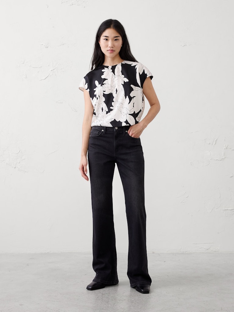 Satin Cropped Top: $42.97