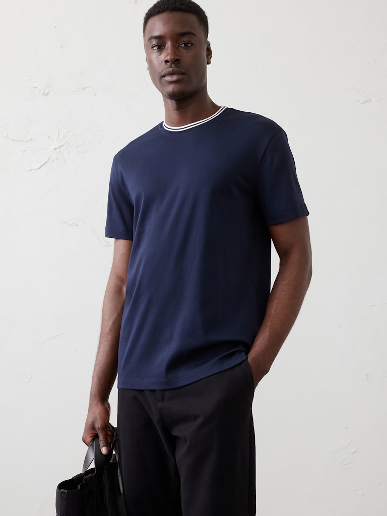Slim-Fit Luxe Touch Crew-Neck Shirt: $22.50 Slim-Fit Luxe Touch Crew-Neck Shirt: $22.50